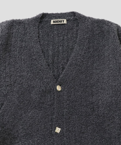 fluffy rib KNIT cardigan_11