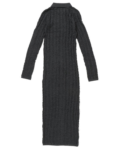 fringe long KNIT shirt_10