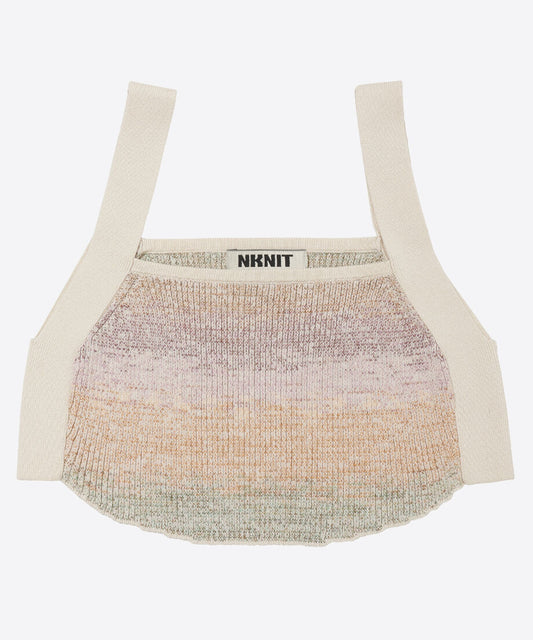 cotton rib short knit tank top_2