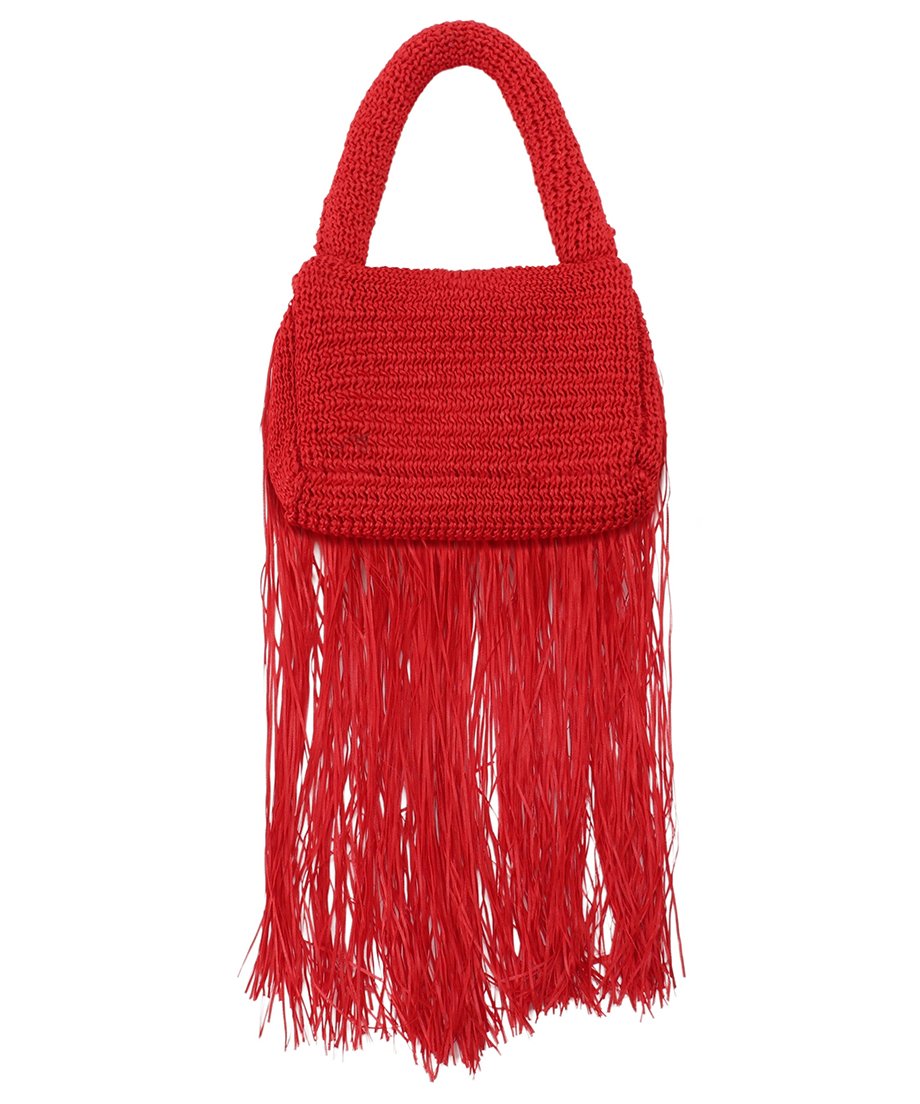 long fringe KNIT bag_8