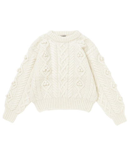 bubble cable hand KNIT_3