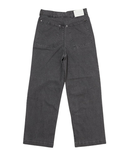 denim high waist long pants_12