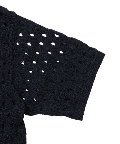 wave pattern KNIT shirt_12