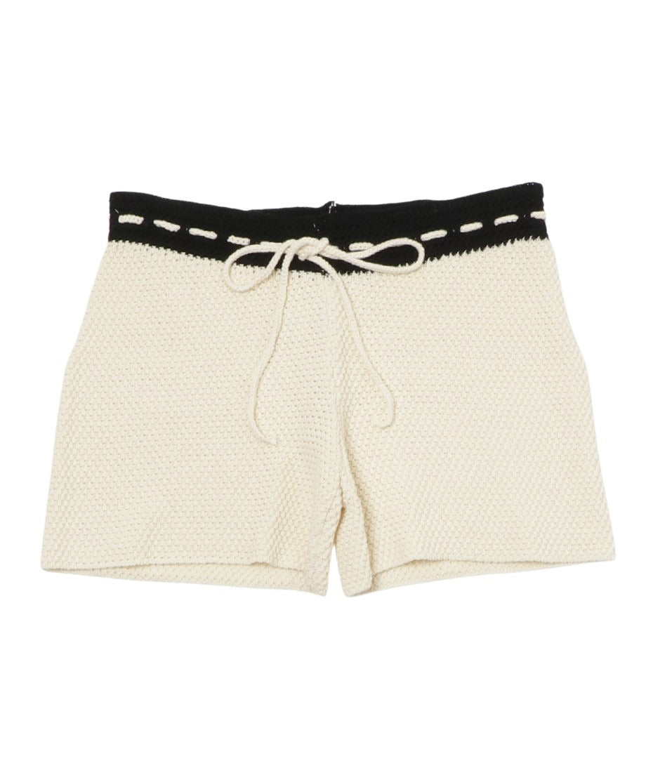 NKNIT fox mix rib KNIT shorts 専用 NKNIT fox mix rib KNIT shorts