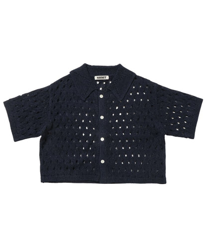 wave pattern KNIT shirt_2