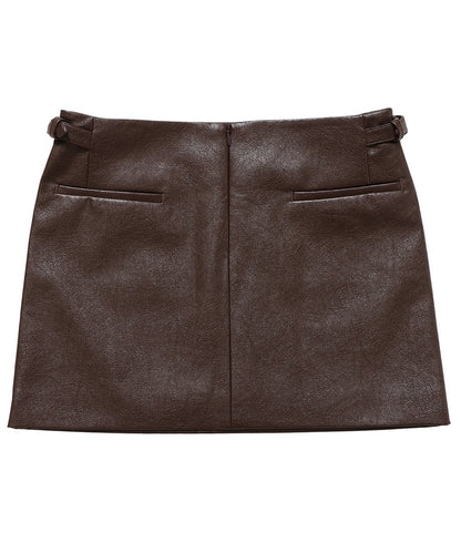 vegan leather mini skirt_10