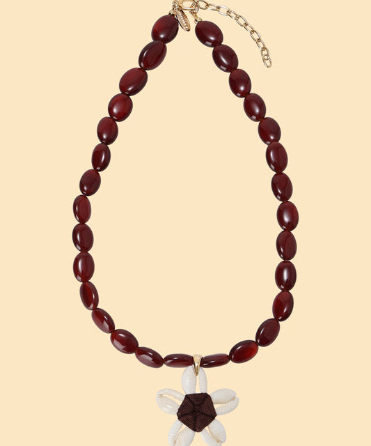 flower shell necklace