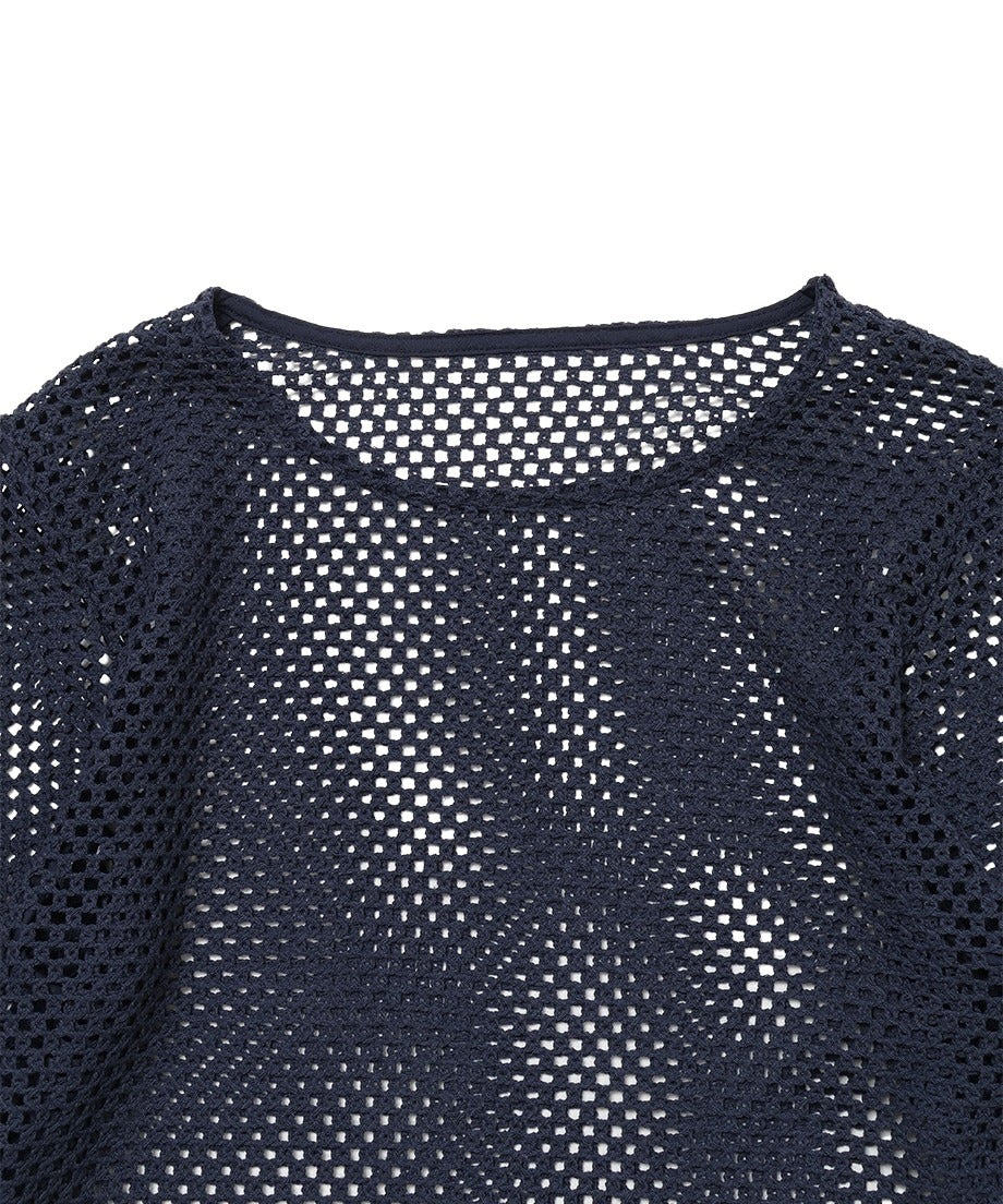 NKNIT mesh♡ KNIT T-shirt サイズ② nknit mesh♡ KNIT T-shirt - メルカリ