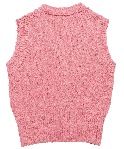 mini V-neck KNIT vest_5