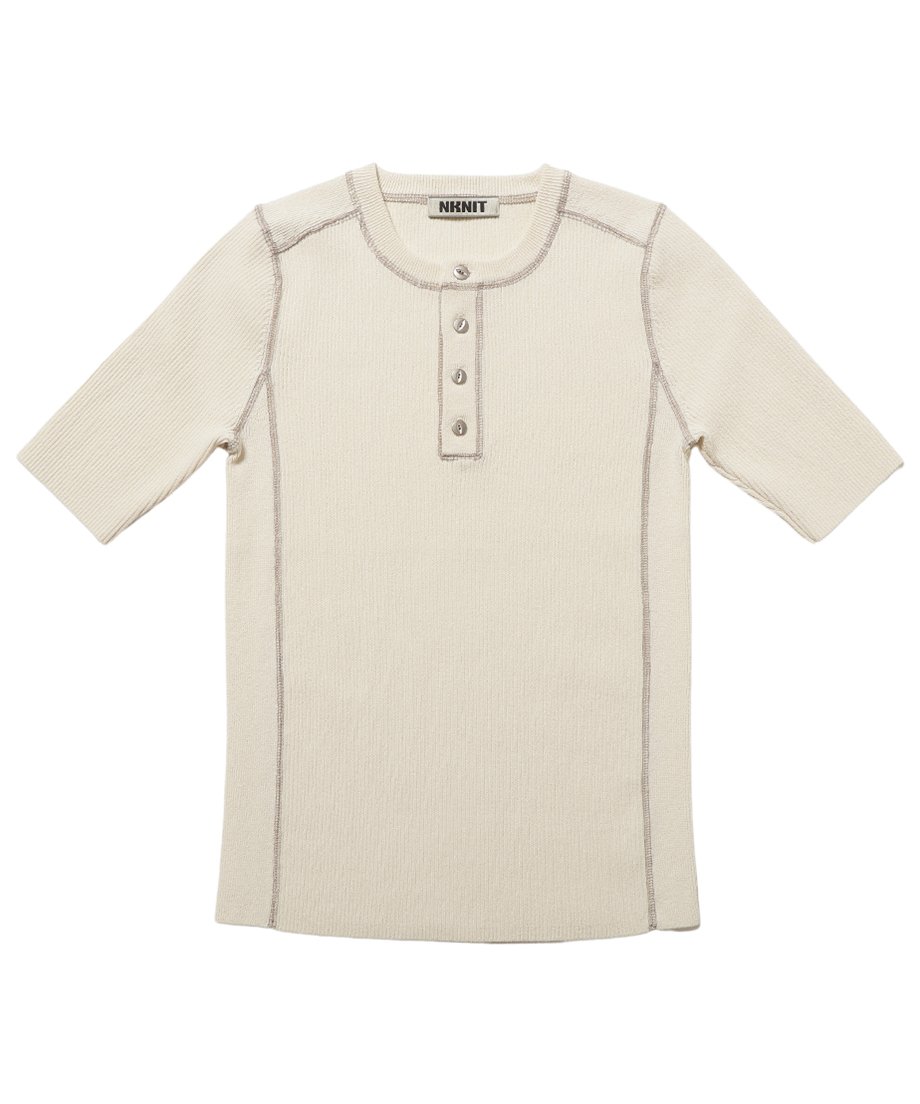 heavy weight henry neck KNIT_3