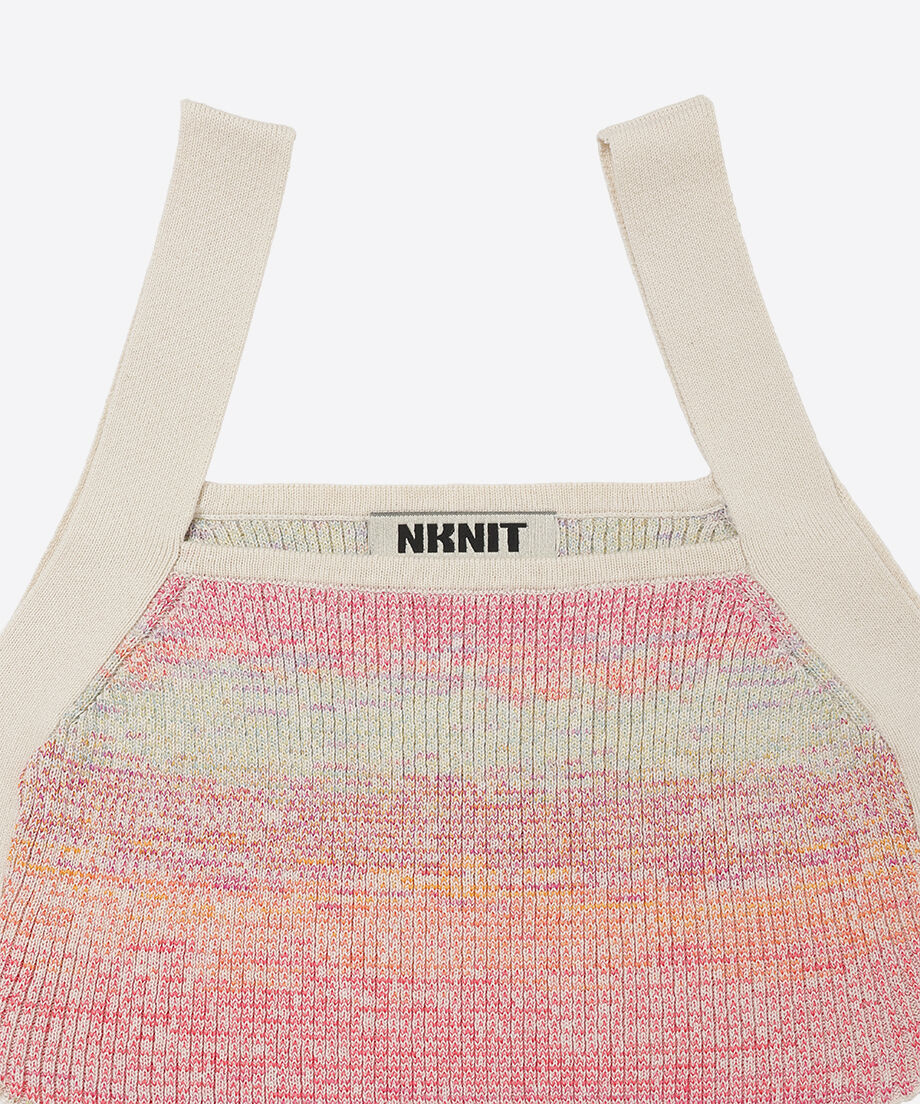 cotton rib short knit tank top_9