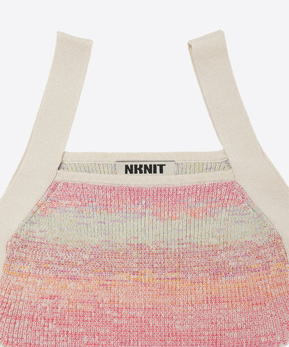 cotton rib short knit tank top_9