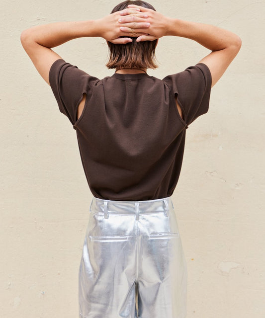 back slit KNIT T-shirt_1