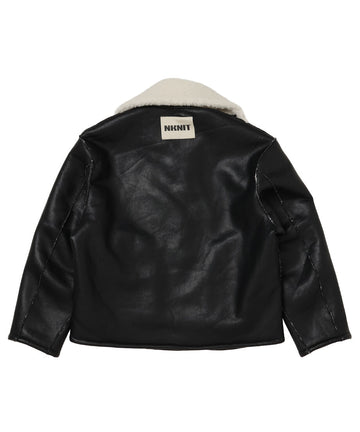 vegan mouton half zip BIG – NKNIT