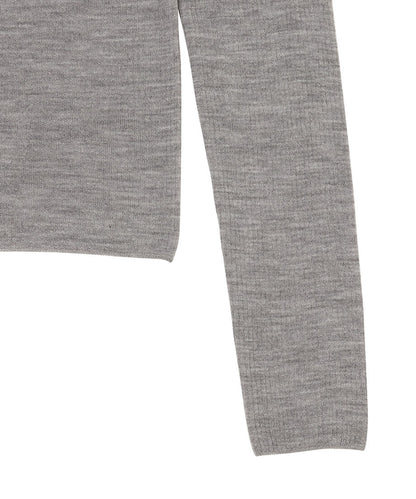 sheer wool henley neck KNIT_11