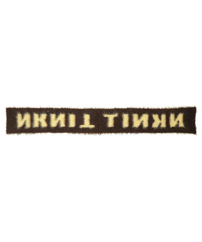 shaggy logo KNIT long scarf_12