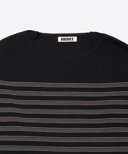 cotton nylon striped knit_8