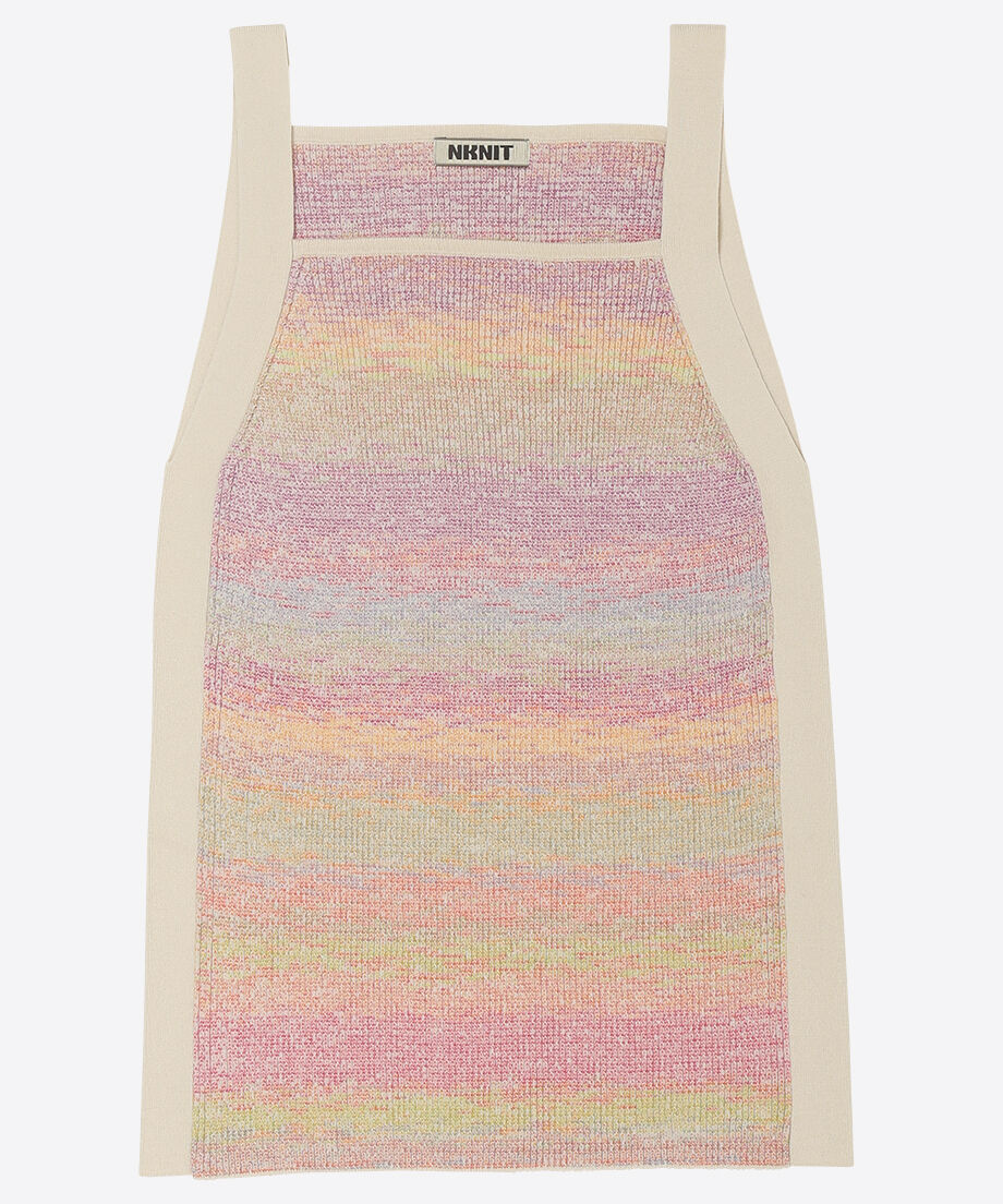 cotton rib square knit tank top_3