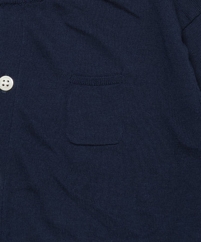 silk cotton crew neck KNIT cardigan_16