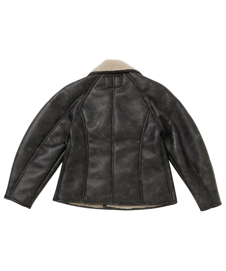 ジャケット・アウター nknit vegan mouton shaped jacket vegan mouton shaped jacket – NKNIT