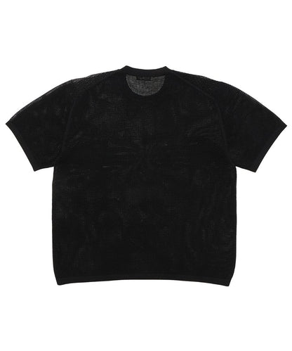 hand  pattern mesh KNIT T-shirt_11