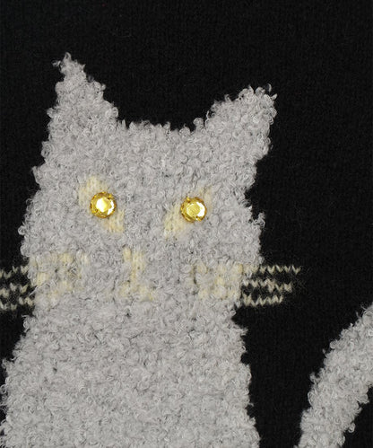 cat/dog jacquard KNIT_11