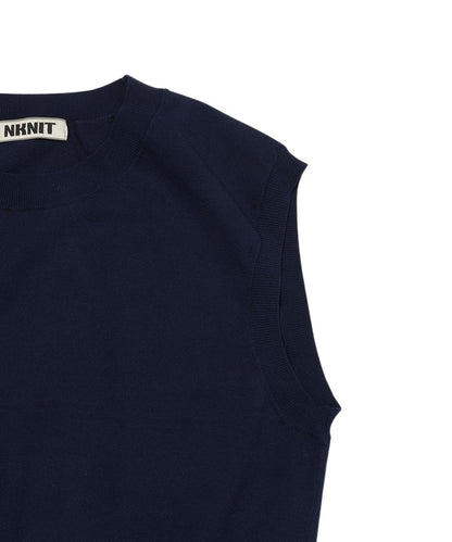 silk mix sleeveless KNIT_21