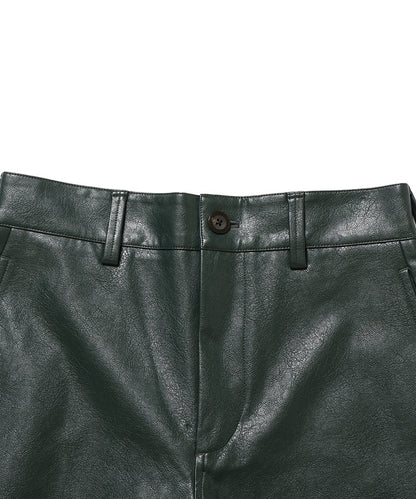 vegan leather short pants_20