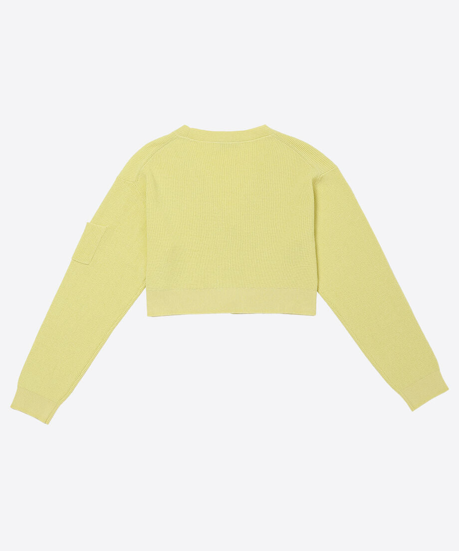 cotton mix sleeve pocket knit cardigan_13