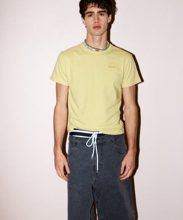 logo embroidery T-shirt – NKNIT