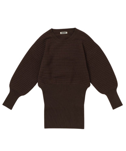 waffle KNIT 2way dress_3