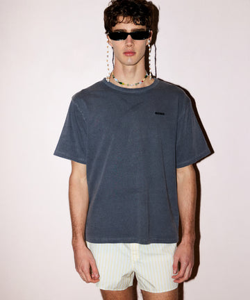 logo embroidery T-shirt – NKNIT