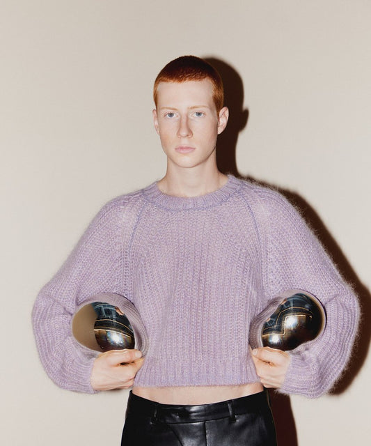 mix color mohair KNIT_1