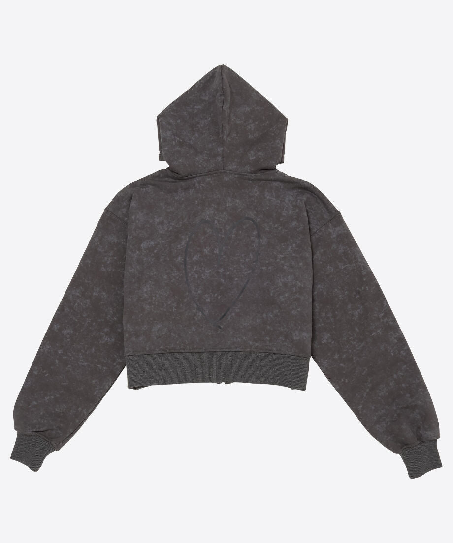ZIP hooded sweatshirt  size①_4