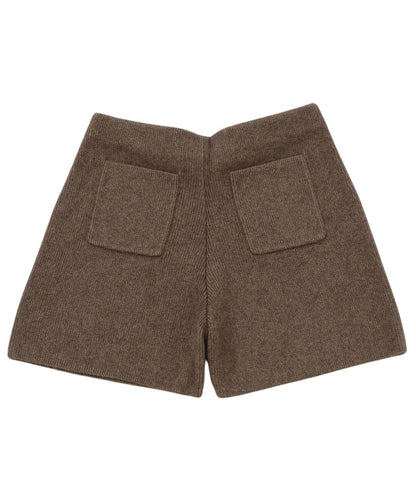 raccoon mix KNIT short pants_10