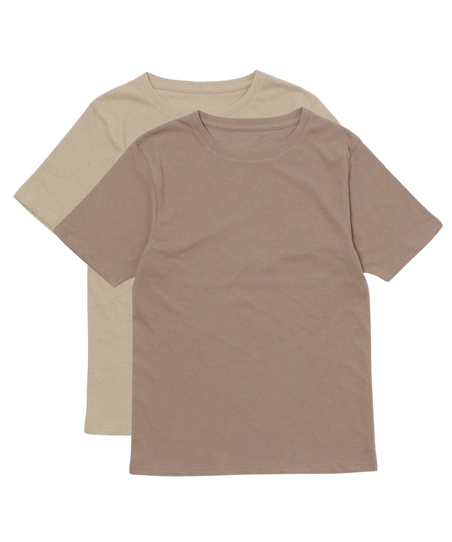 dry cotton T-shirts 2piece set_4