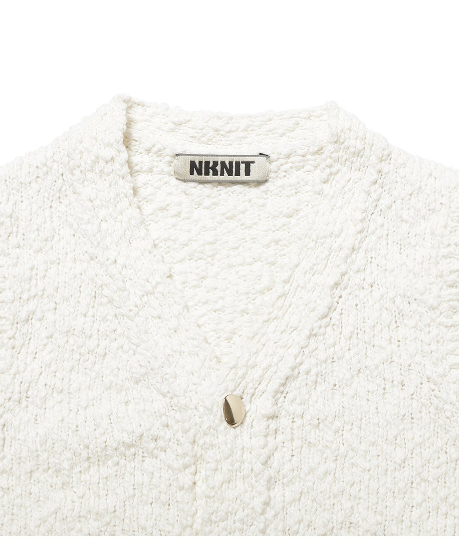 mini V-neck KNIT vest_12