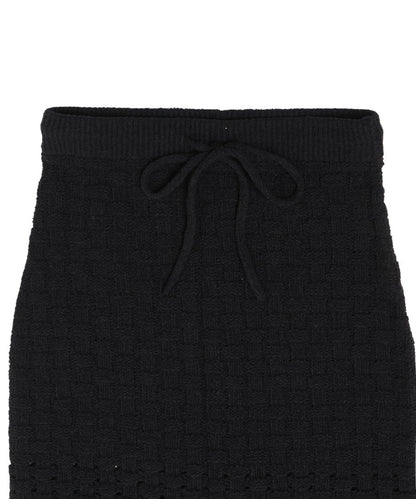 bouclé KNIT king skirt_6