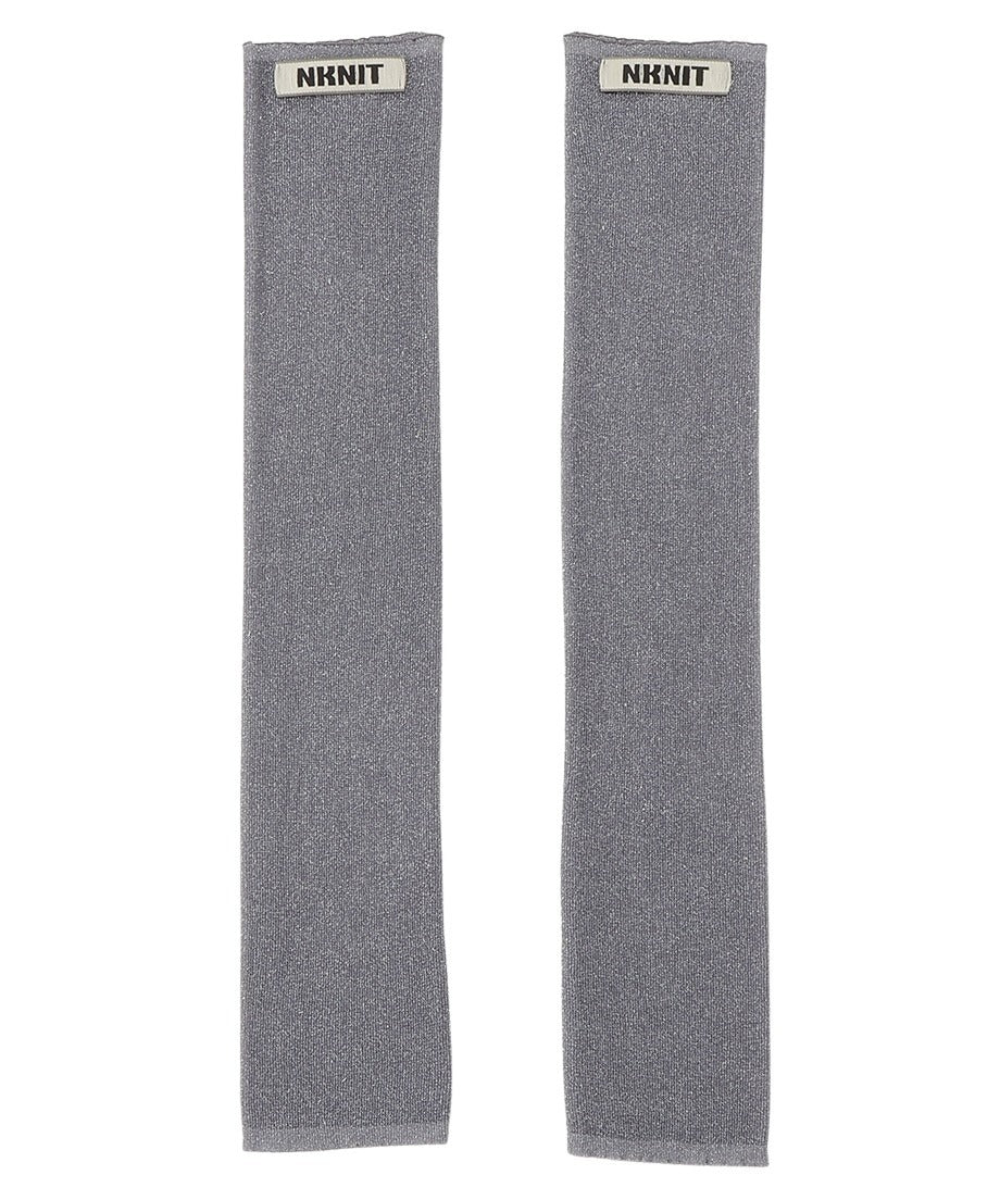 sheer metallic KNIT arm/leg cover_1