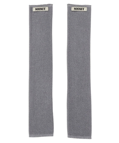 sheer metallic KNIT arm/leg cover_1