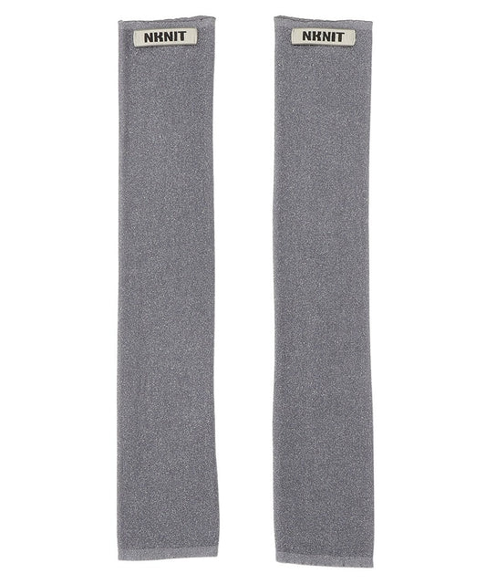 sheer metallic KNIT arm/leg cover_1