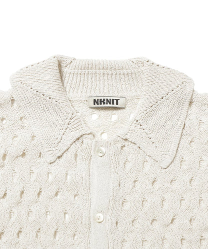 wave pattern KNIT shirt_16