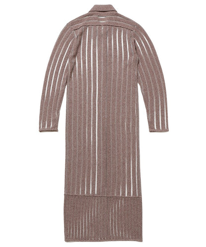mesh stripe ling KNIT shirt_9