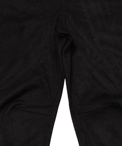 suede high waist  long pants_14