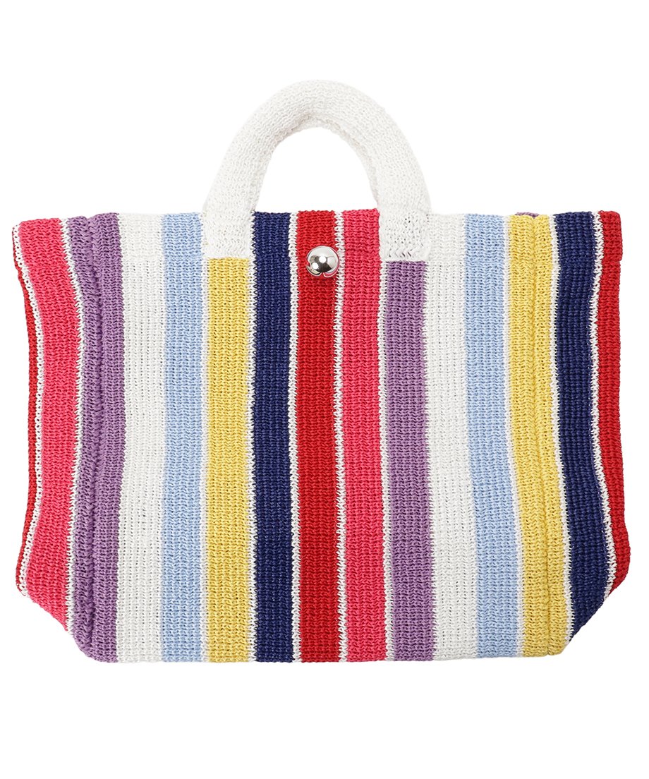 multi  stripeKNIT big bag_4