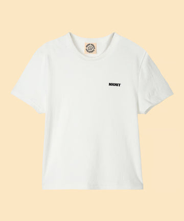 logo embroidery T-shirt – NKNIT