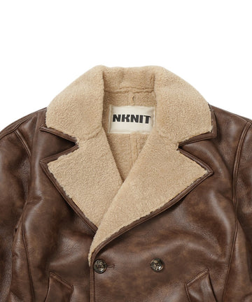 vegan mouton shaped jacket – NKNIT