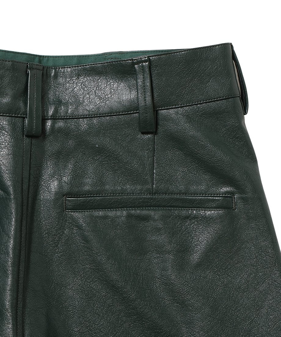 vegan leather short pants_19