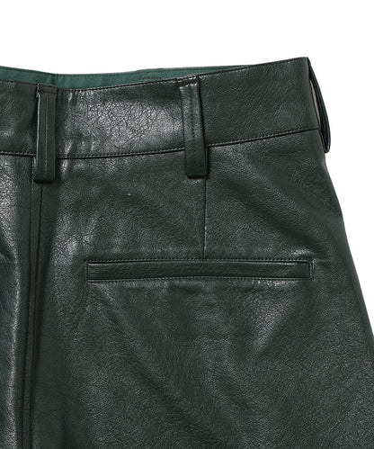 vegan leather short pants_19