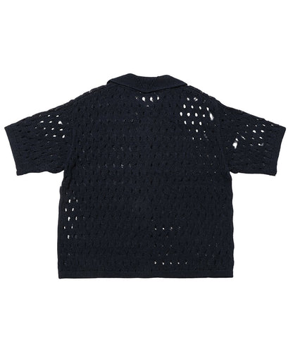 wave pattern KNIT shirt_11